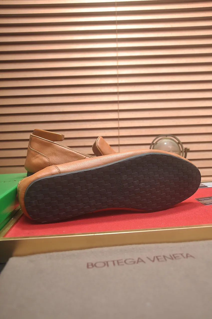 Men's shoes 💰460💶 [Botteg Venetta (BV)] (wallet shoes) exclusive new model official website new model The upper is made of high-quality top calfskin. Delicate feel and flowing luxurious texture. Tailored for refined men to create a noble aura. Delicate and regular Mark hand stitching. Smooth lines. Full sheepskin lining, comfortable to wash sweat. 38-44